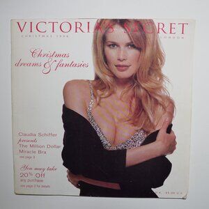 Victoria’s Secret Christmas 1996 Catalog – Claudia Schiffer Cover